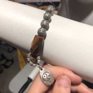 heavy yin yang bracelet.